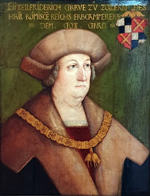 Hans Leonhard Schäufelein, Eitel Friedrich II of Hohenzollern by Hans Schäufelin