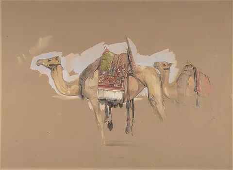 John Frederick Lewis, Two Camels