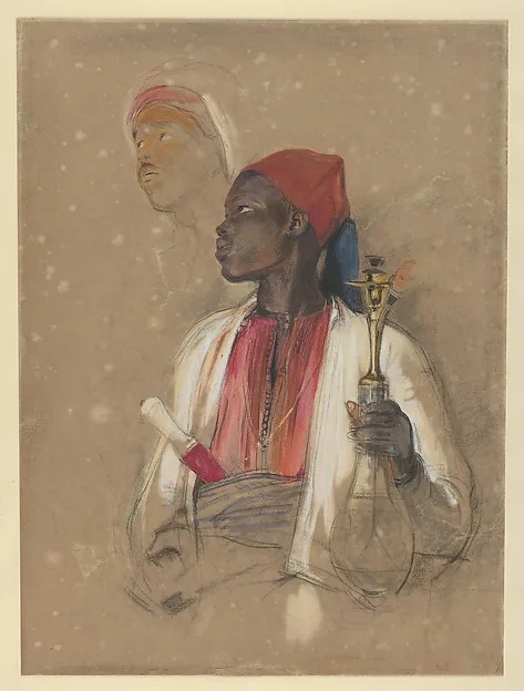 John Frederick Lewis, Study for "The Pipe Bearer"