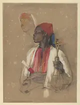 John Frederick Lewis, Study for "The Pipe Bearer"