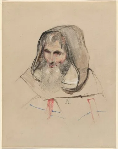 John Frederick Lewis, Head of a Spanish Monk
