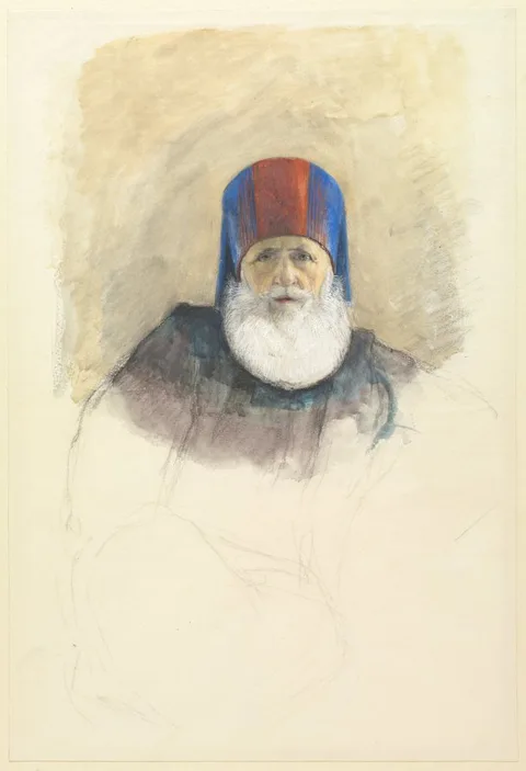 John Frederick Lewis, Study for Mehmet Ali Pasha