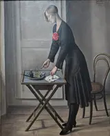 François Barraud, The mysterious woman