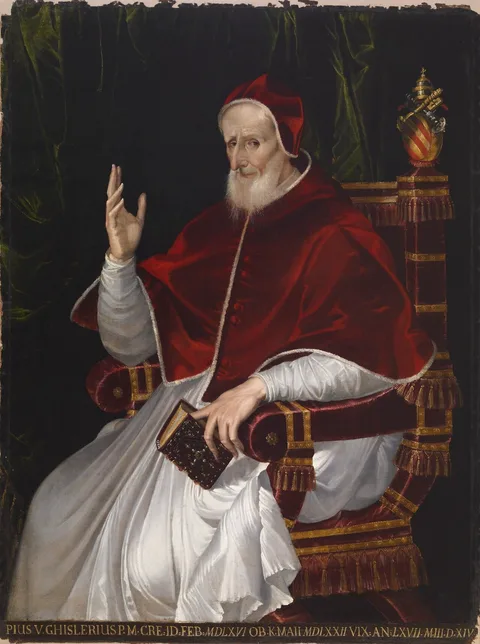 Bartolomeo Passarotti, Portrait of Pope Pius V