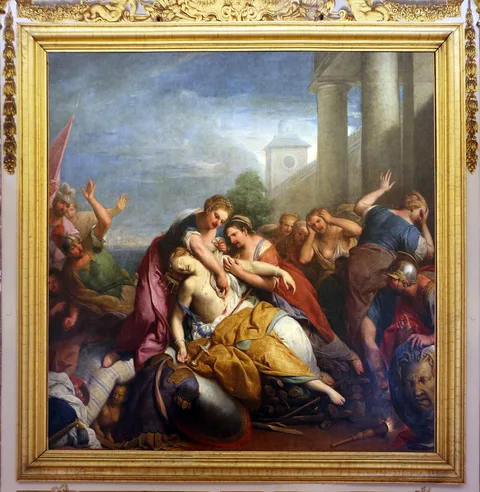 Gregorio Lazzarini, Death of Dido