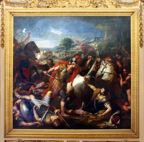 Gregorio Lazzarini, Duel between Aeneas and Mezentius