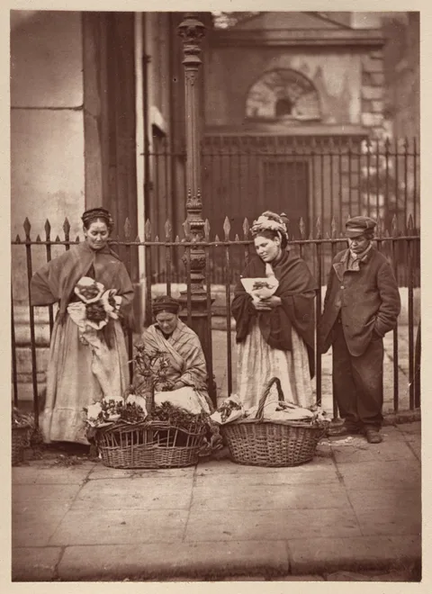 John Thomson, Covent Garden Flower Women