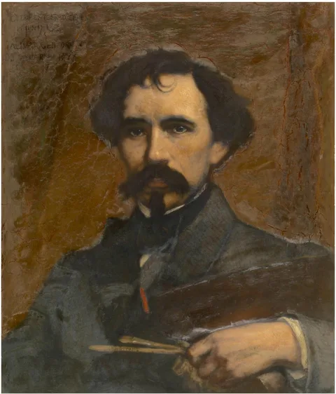 Charles Verlat, Portrait of the painter Joseph Lies