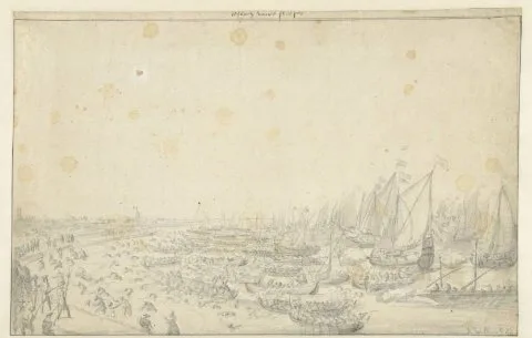 Abraham Willaerts, De slag op het Slaak