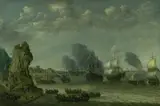 Abraham Willaerts, A Battle near a Coast between Spaniards and Disembarking Dutchmen
