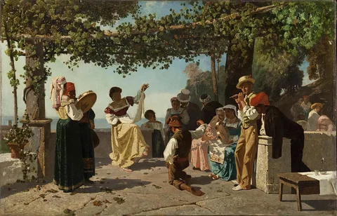 Eduardo Dalbono, The tarantella dance