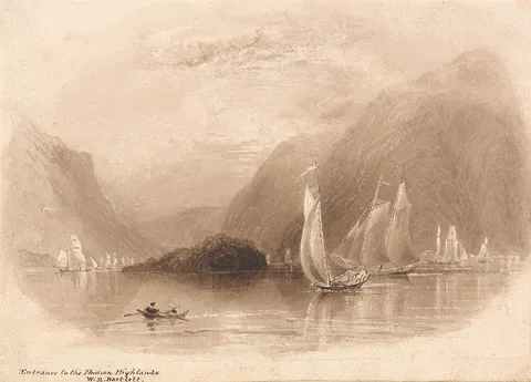 William Henry Bartlett, Entrance to the Hudson Highlands
