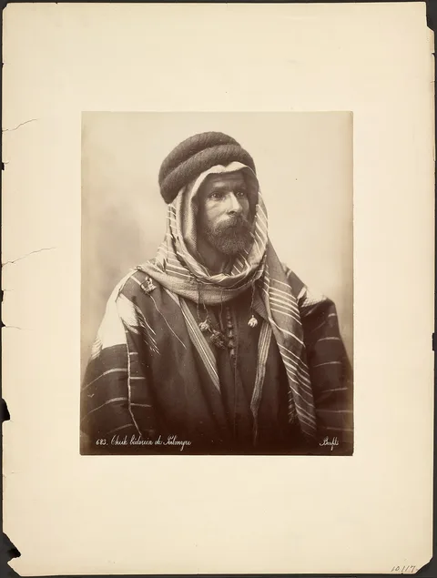 Félix Bonfils, Cheik bédouin du Palmyre