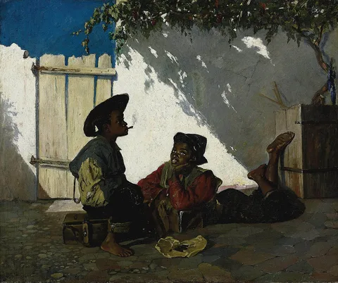 Frank Buchser, Sweet doing nothing
