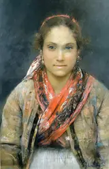 Vincenzo Caprile, Peasant woman