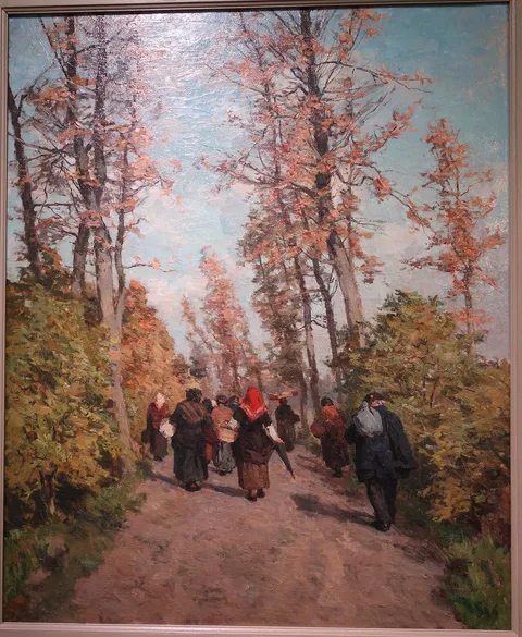 Isidore Verheyden, Return from the Market