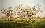 Isidore Verheyden, An orchard in spring