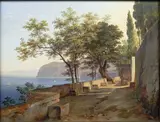 Heinrich Reinhold, Terrace of the Capucin Priory in Sorrento
