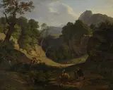 Heinrich Reinhold, Landscape with Hunters