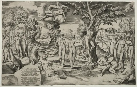 Giulio Bonasone, Love in the Elysian Fields