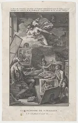Pierre-Philippe Choffard, In Memory of P. FR. Basan [for the catalogue of the collection of P.-F. Basan]