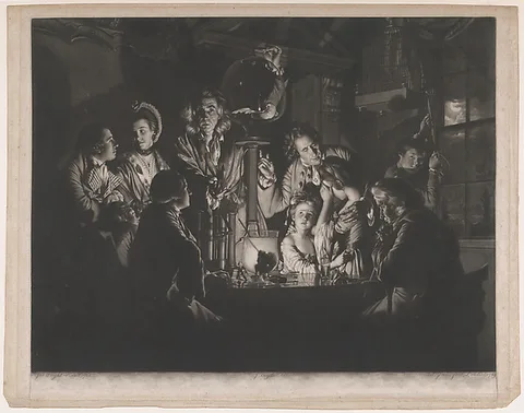 Valentine Green, A Philosopher Shewing an Experiment on the Air Pump