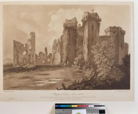 Valentine Green, Ragland Castle, Monmouthshire