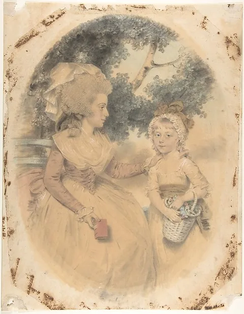 John Downman, Mrs. Morgan and her Child