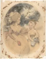 John Downman, Mrs. Morgan and her Child