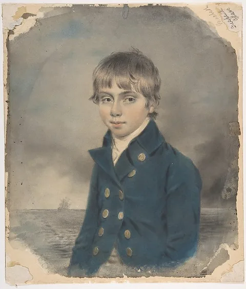 John Downman, Memento Portrait of a Young Midshipman