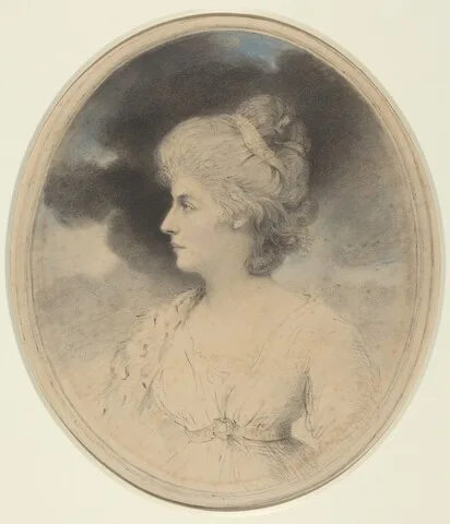 John Downman, Portrait of a Woman in Profile