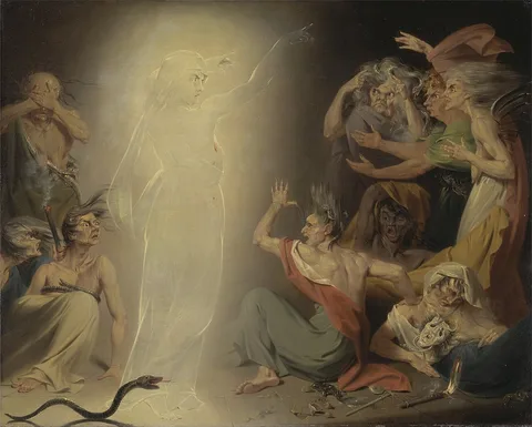 John Downman, The Ghost of Clytemnestra Awakening the Furie