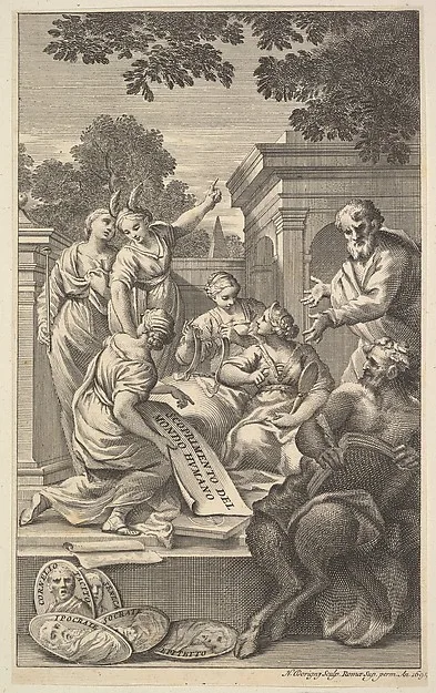 Nicolas Dorigny, Allegorical composition celebrating the Humanities