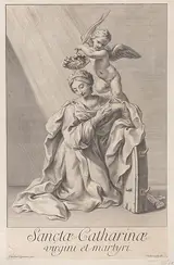 Nicolas Dorigny, Saint Catherine of Alexandria