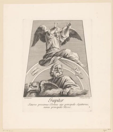 Nicolas Dorigny, Jupiter met engel