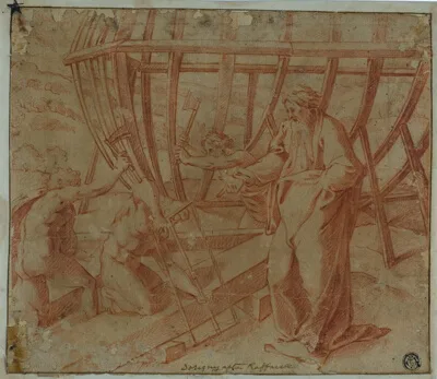 Nicolas Dorigny, Noah Supervising Construction of the Ark