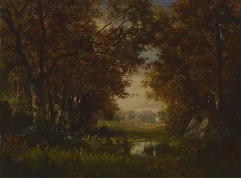 Robert Crannell Minor, Scene in the Forest of Fontainebleau