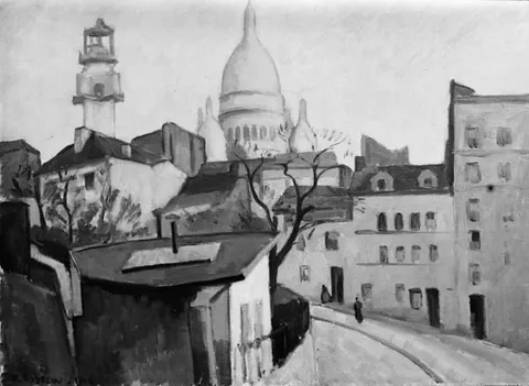 Maurice Asselin, View of Montmartre