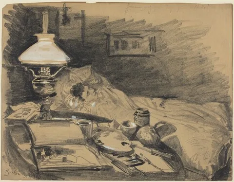 Melchior Lechter, The Artist's Studio