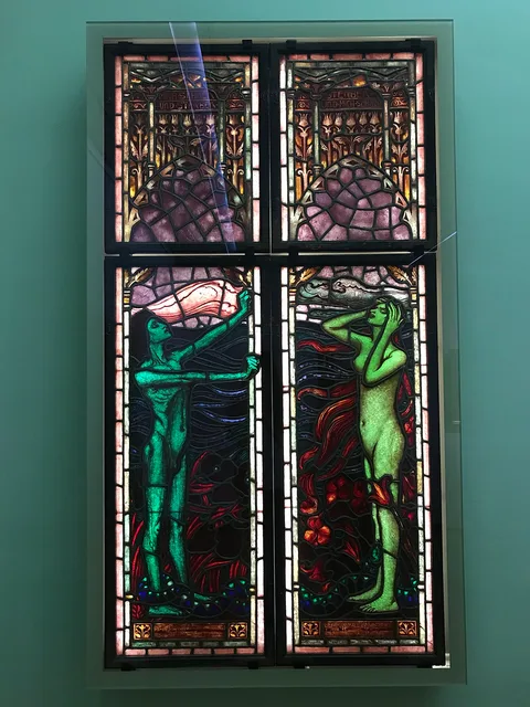 Melchior Lechter, Two Windows "Tristan and Isolde"