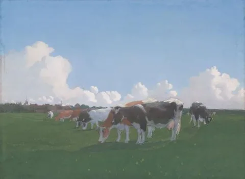Jan Voerman, Grazende koeien in een weiland