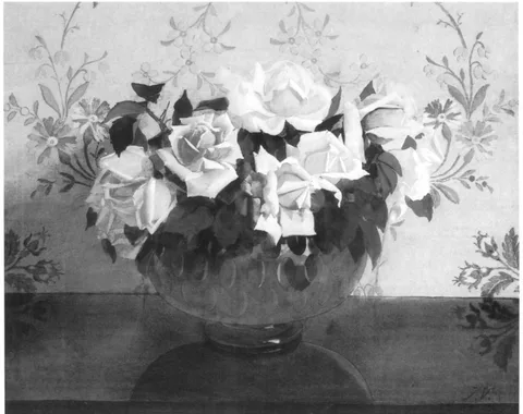 Jan Voerman, Roses in a glass bowl