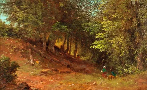 Albert Fitch Bellows, Picnic in a Summer Landscape