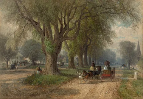 Albert Fitch Bellows, Sunday in New England