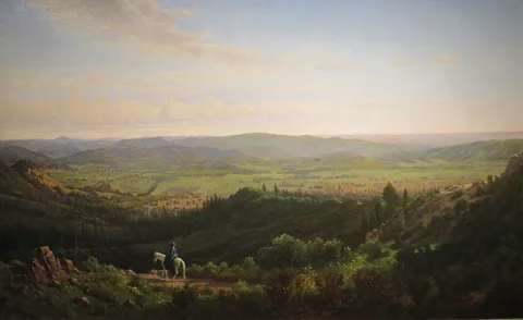 Virgil Williams, Knight's Valley from the Slopes of Mount St. Helena