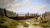 Walter Wright, The Canoe Builders
