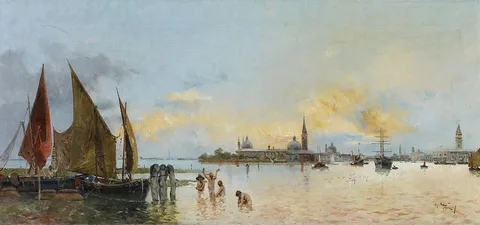 Antonio Reyna Manescau, View of Venice