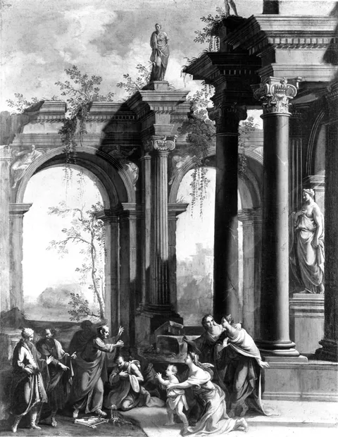 Alberto Carlieri, St. Peter Baptizing the Centurion, Cornelius
