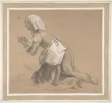 Francesco Londonio, Kneeling Milkmaid