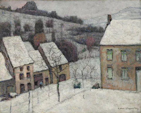 Victor Charreton, Murol in the Snow